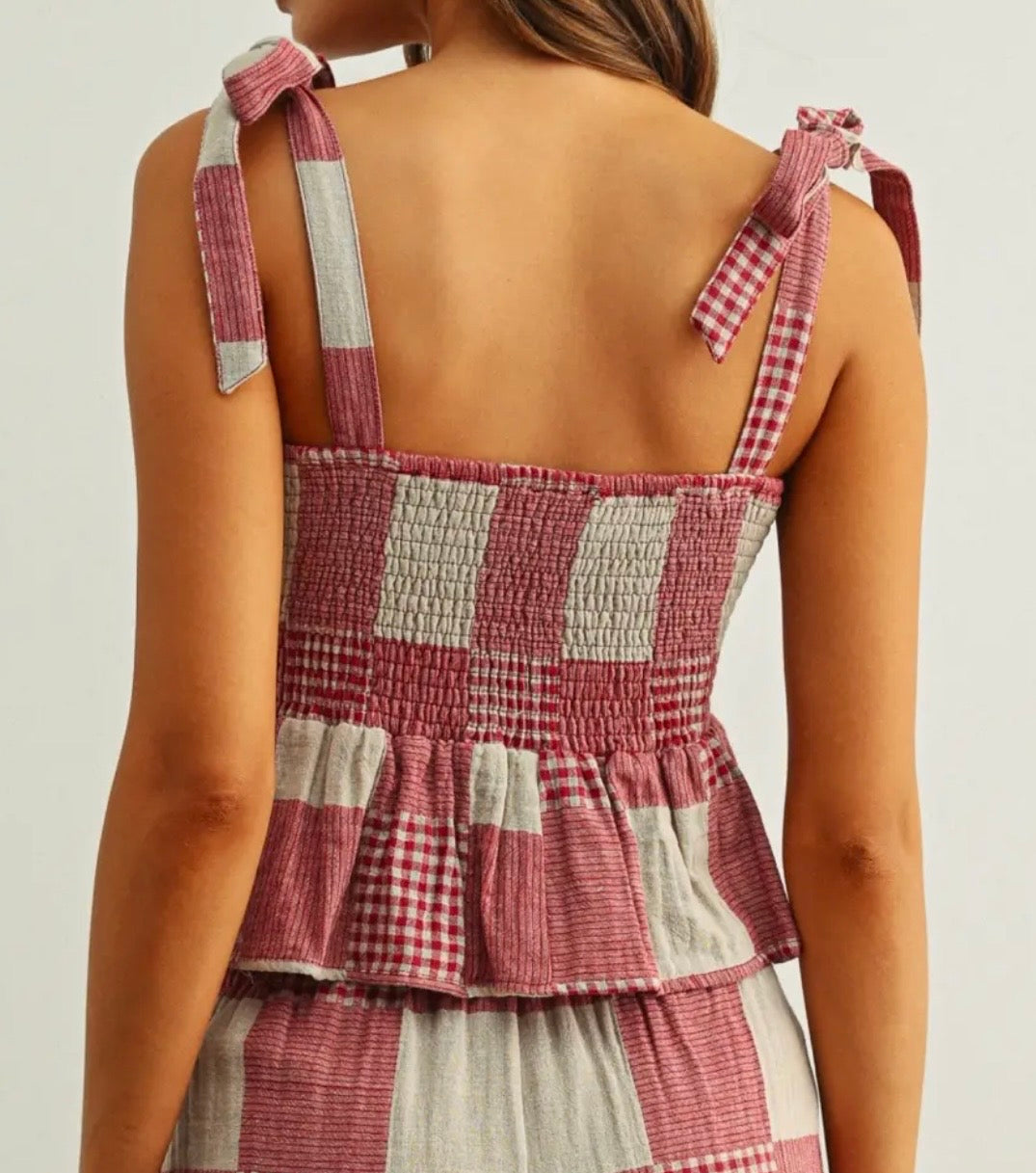 Memphis Checkered Top