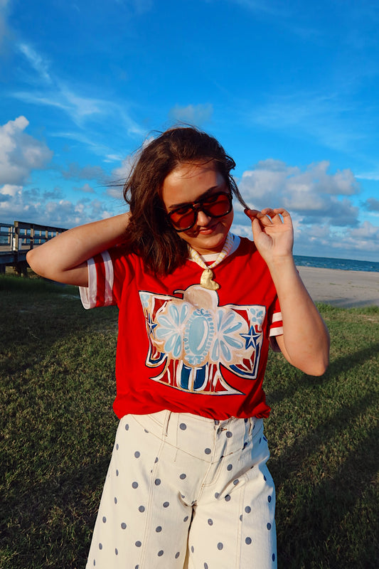Kennedy Red Thunderbird Tee