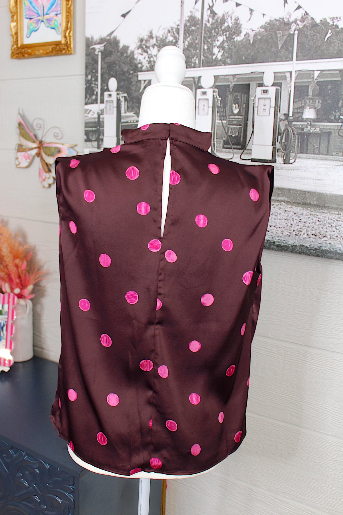 Backwoods Barbie Mock Neck Top