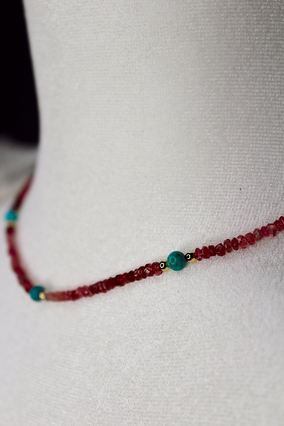 Tourmaline + Turquoise Necklace