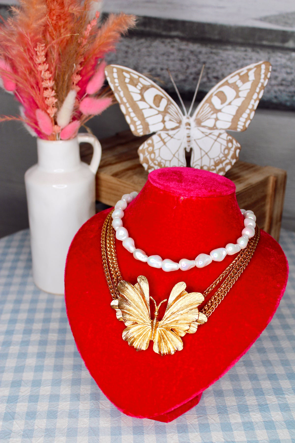Whispering Dunes Shell Pearl Necklace