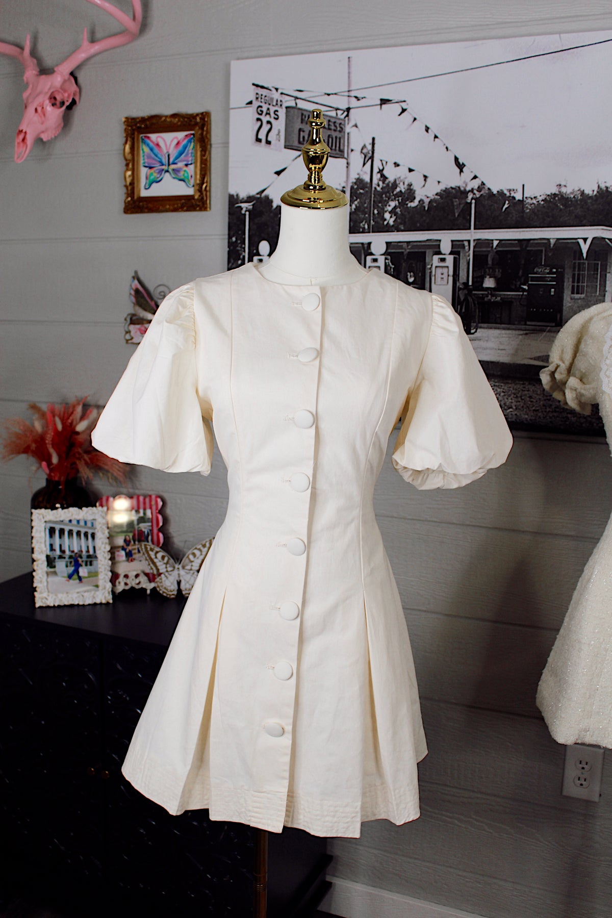 Leah Puff Sleeve Dress