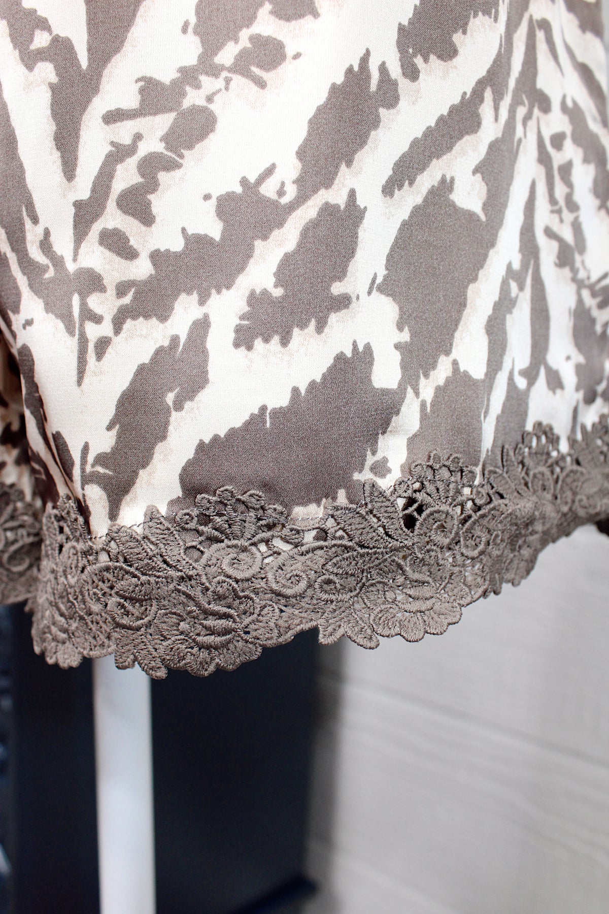 Eye of the Tiger Satin Lace Shorts
