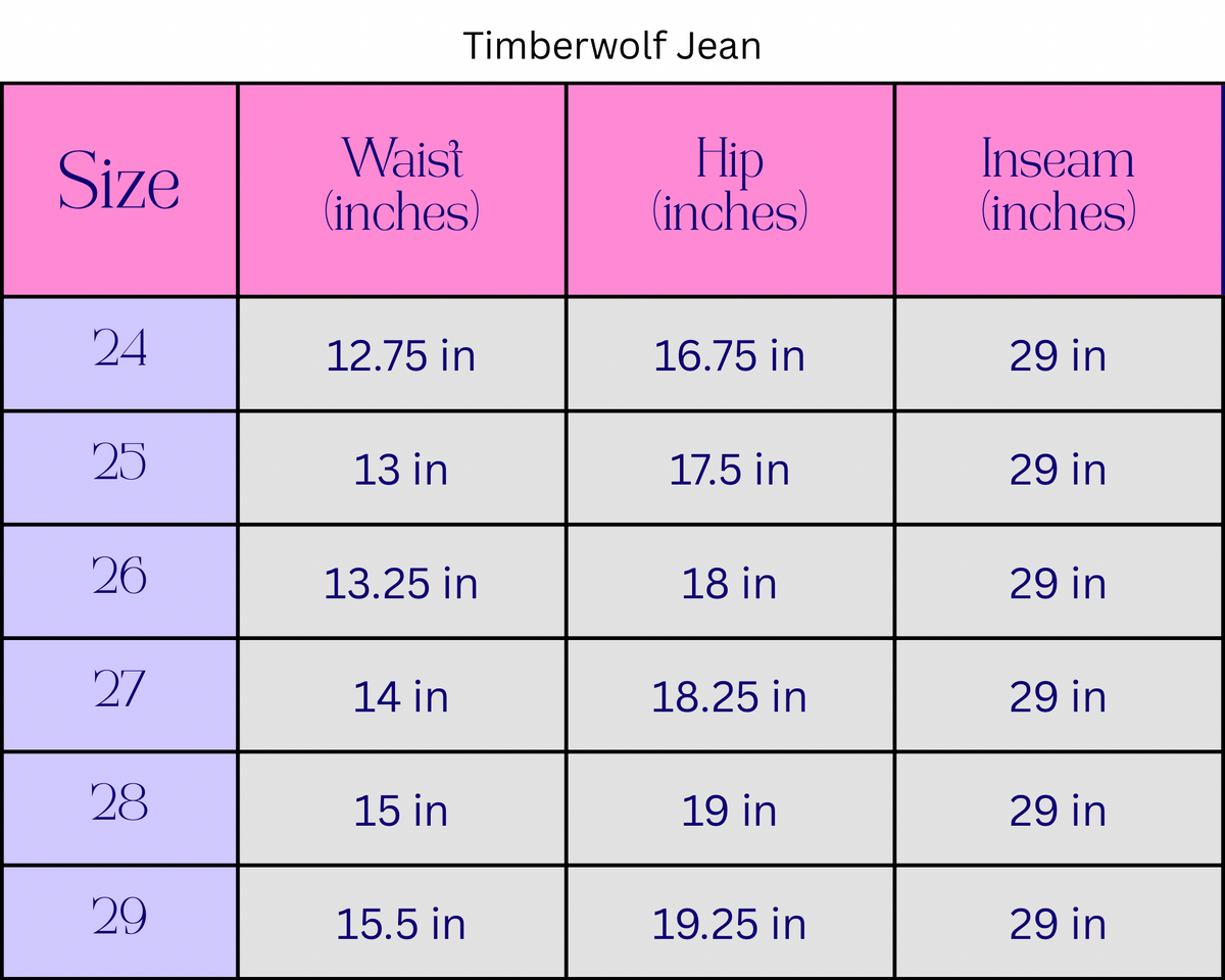 Timberwolf Jean