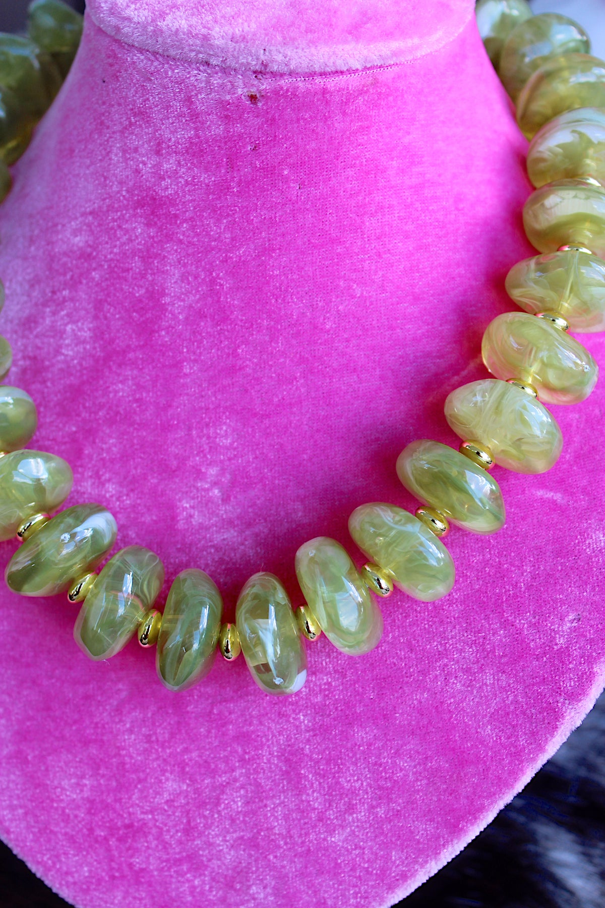 Randi - Chartreuse Necklace
