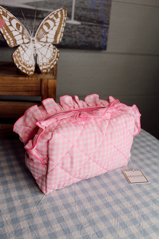 Pink Floral Small Pouch