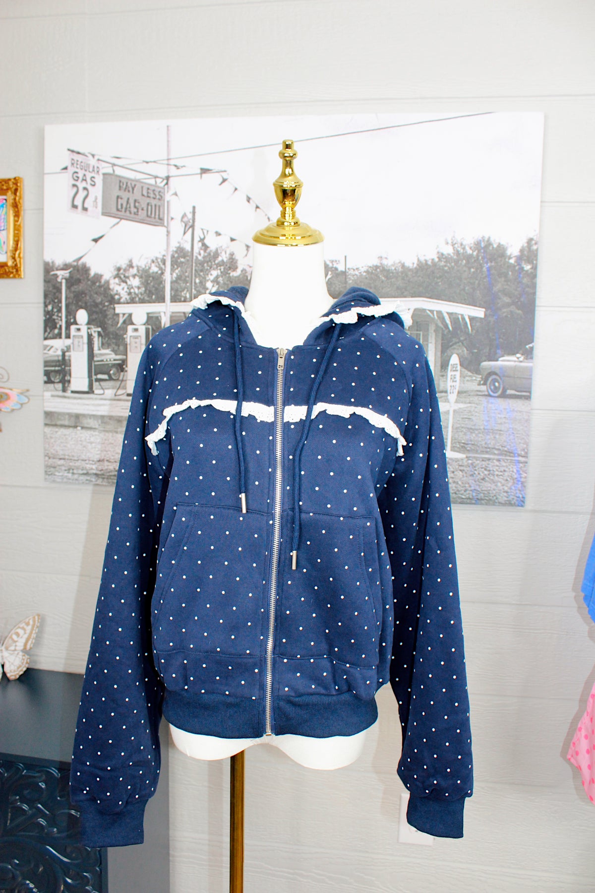 Katie Navy Sweatshirt