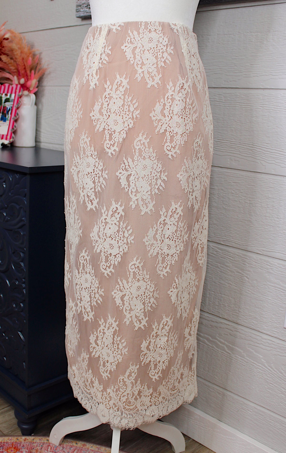 Lace Midi Skirt