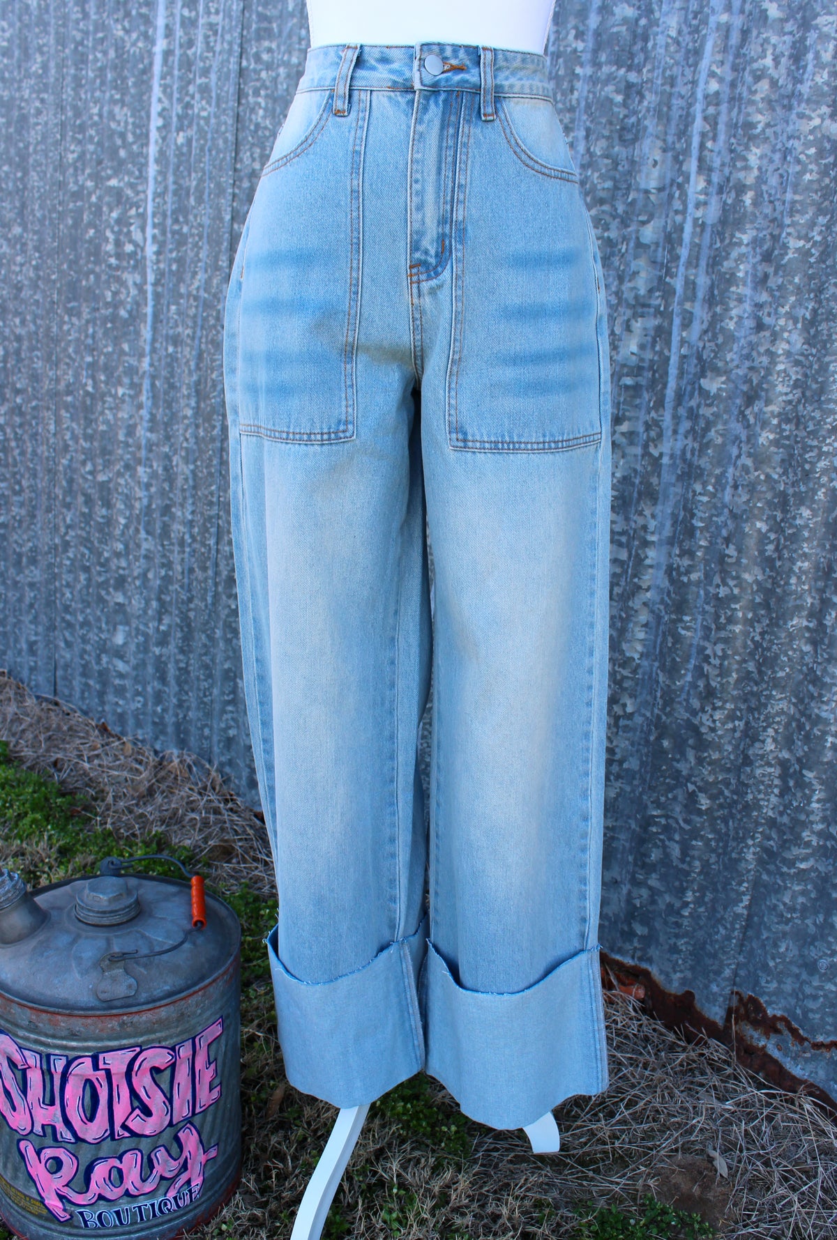 Amelia Cuff Jeans