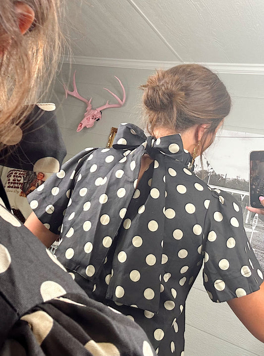 Penny Polka Dot Blouse