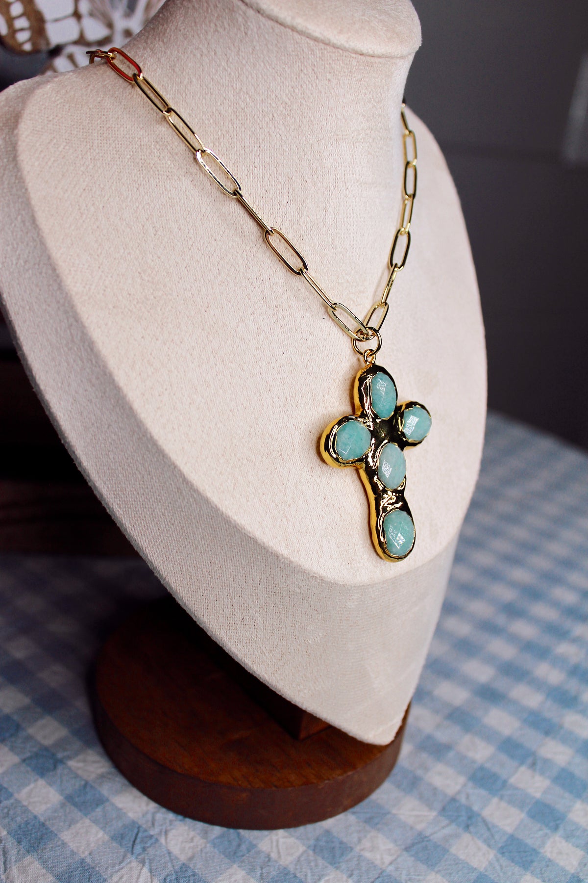 Hallie Cross Necklace