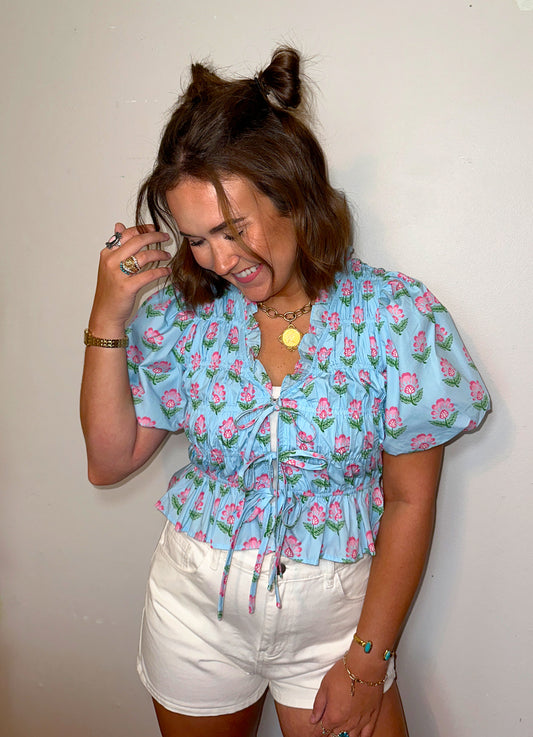 Poppy Floral Blouse