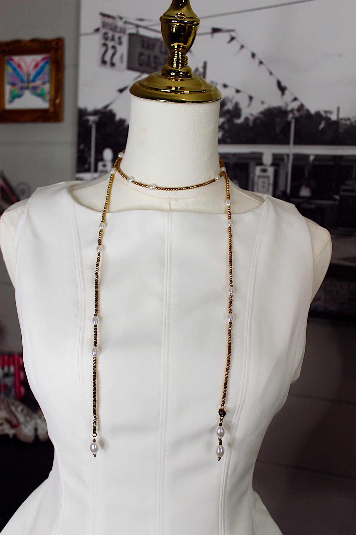 Tenley Gold Rope Necklace