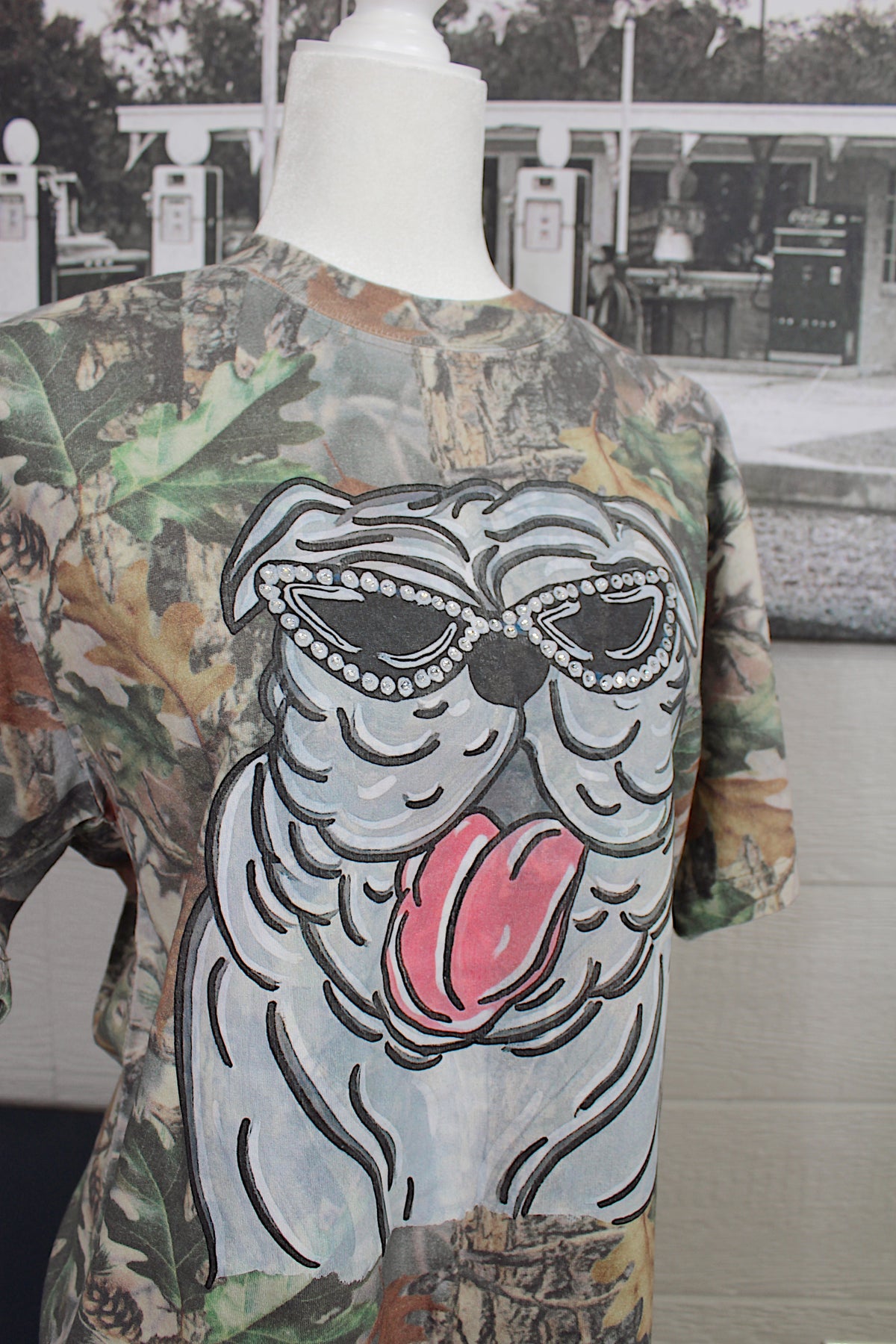 The Boujee Bulldog Camo Tee