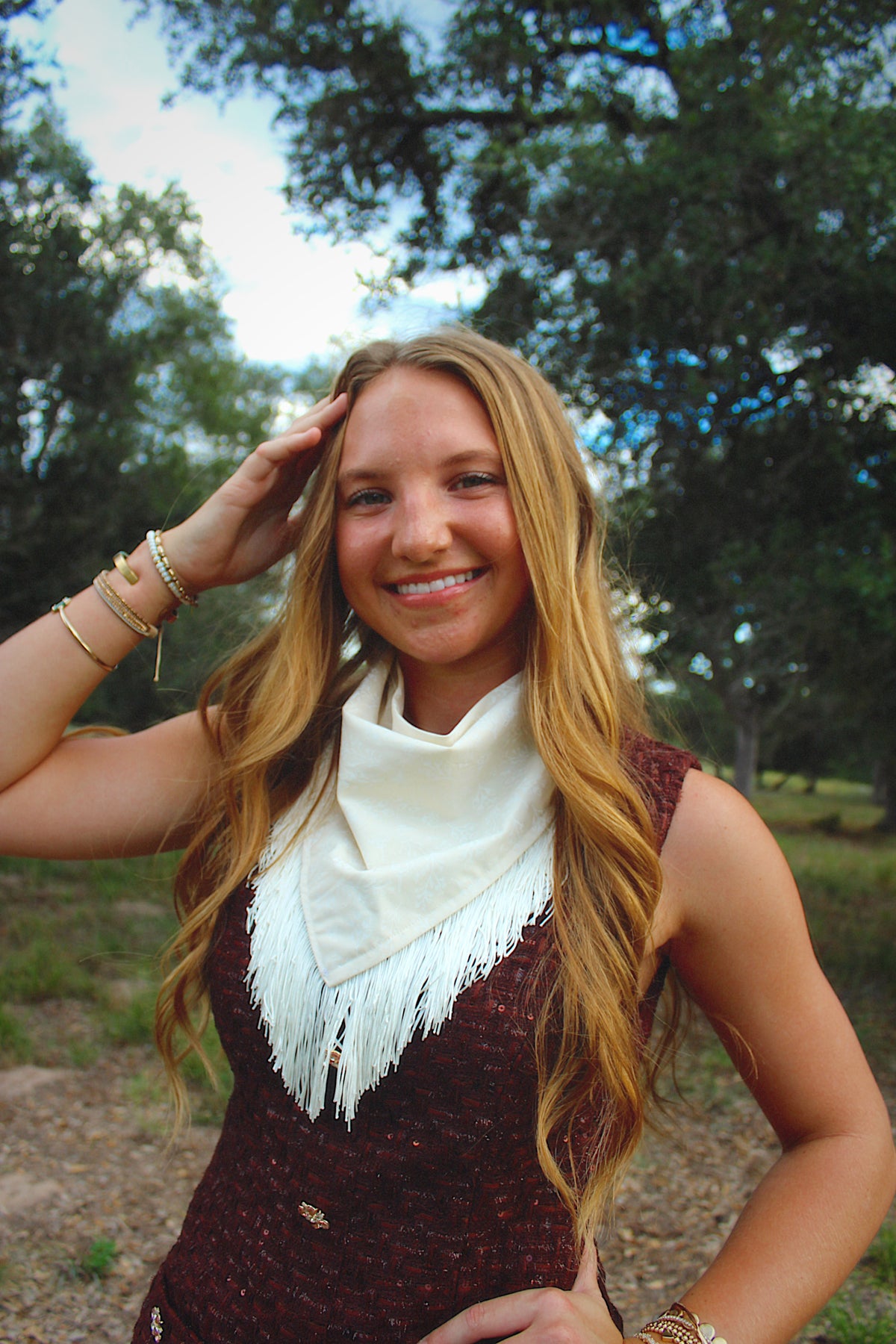 Bentley - Ivory Scarf