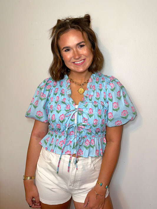 Poppy Floral Blouse