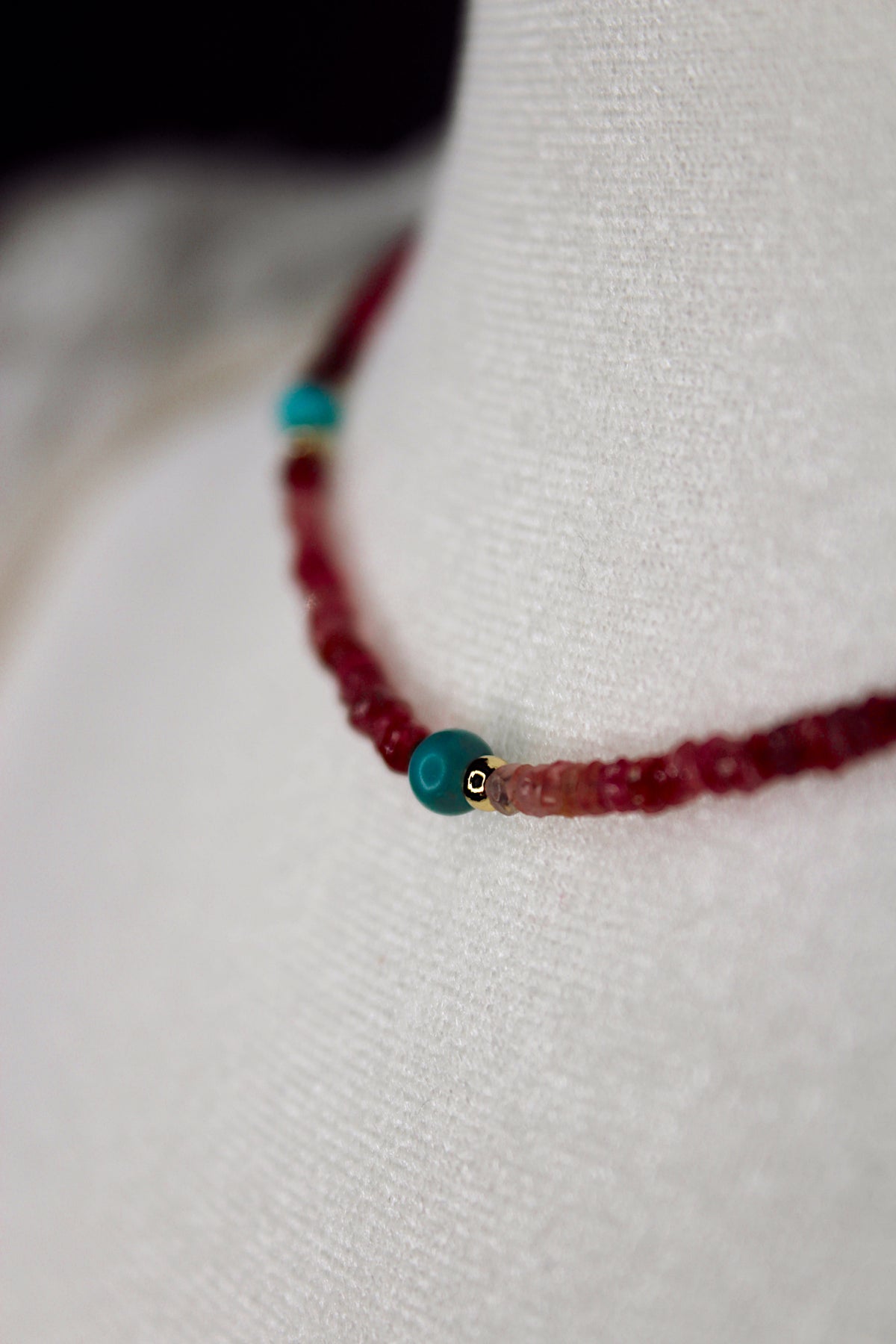 Tourmaline + Turquoise Necklace