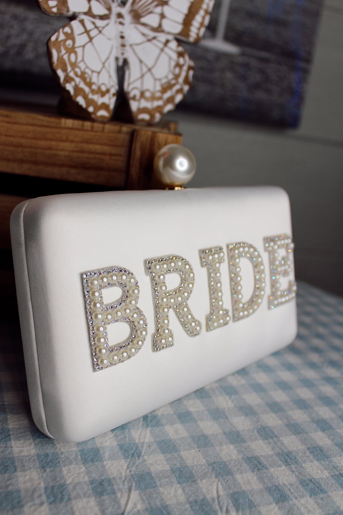 Bride Pearl Clutch