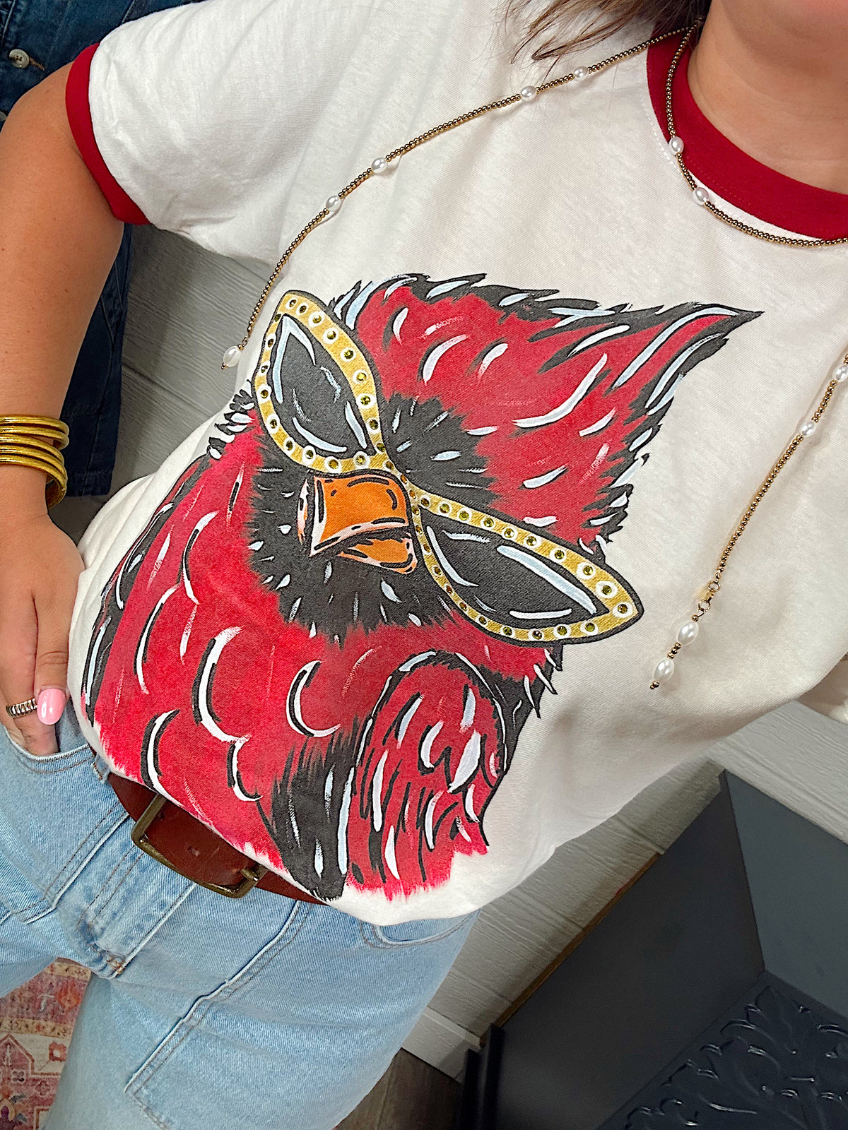 Card's Ringer Tee
