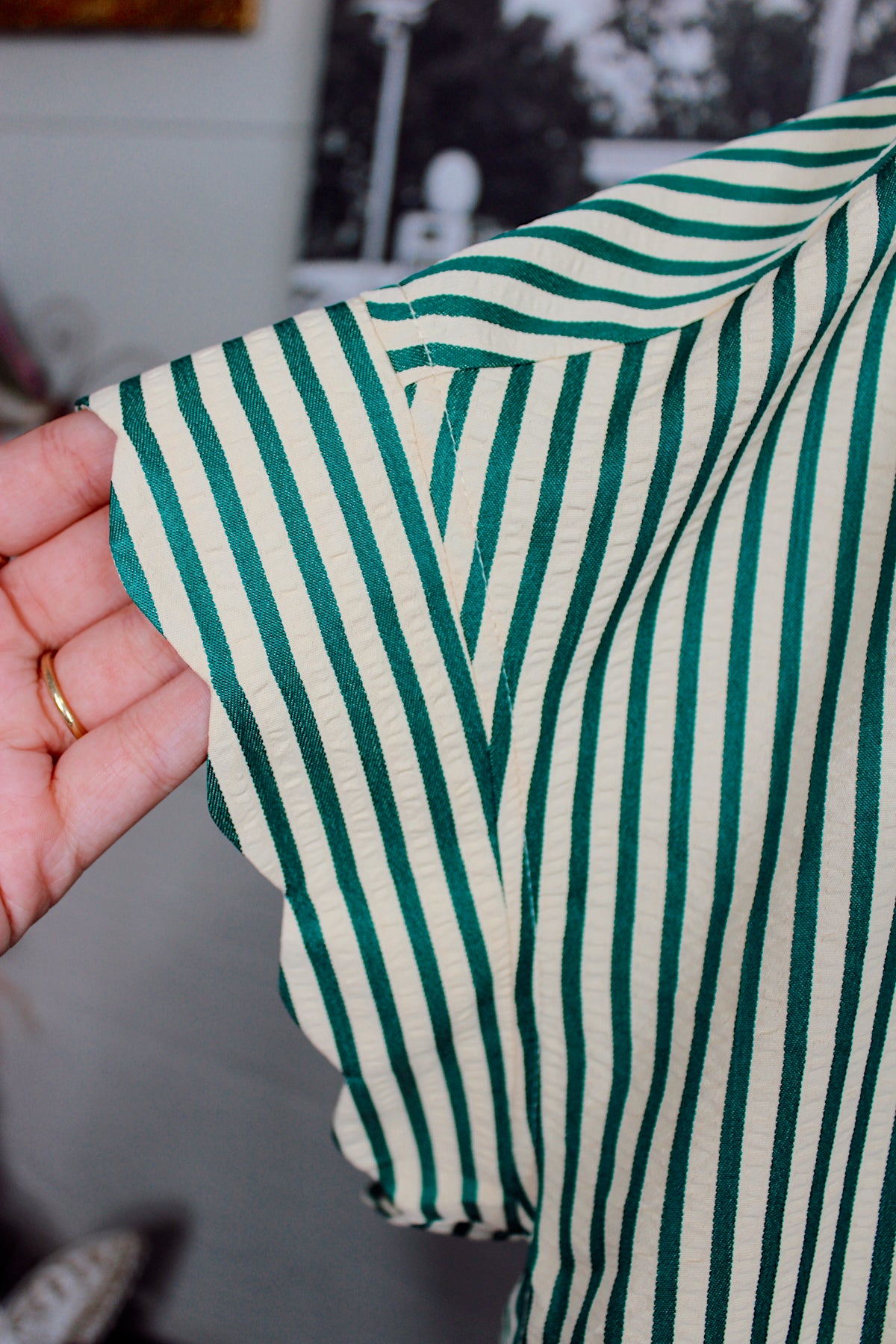 Kelly Striped Plus Size Top