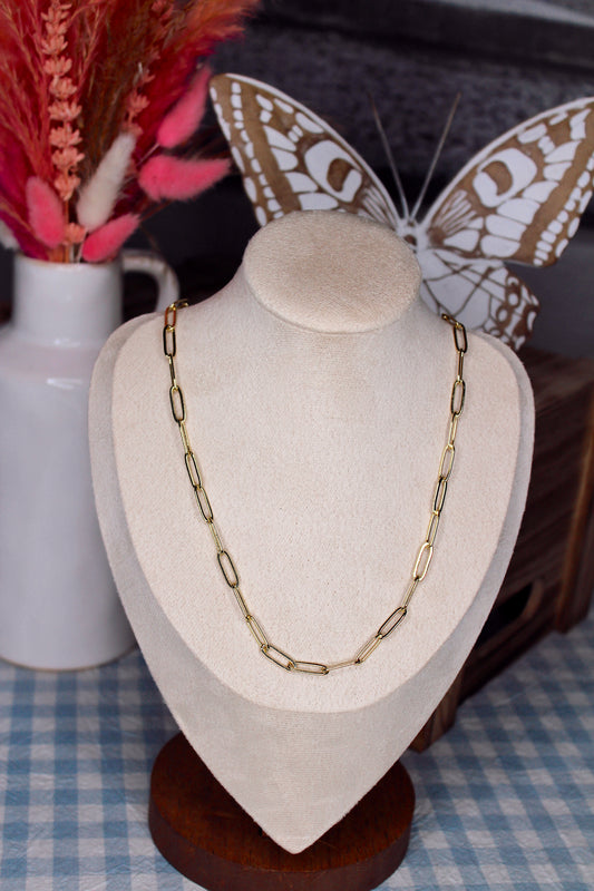 Mina Paperclip Necklace