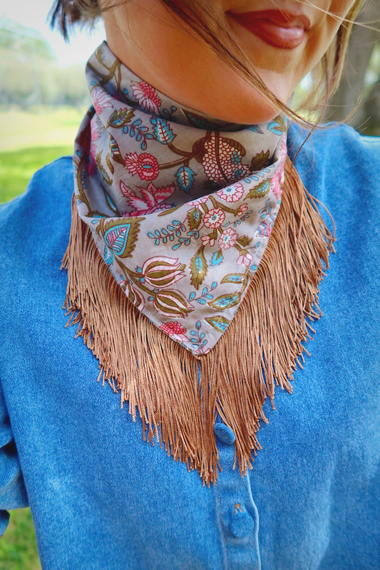 Taylor - Mocha Scarf
