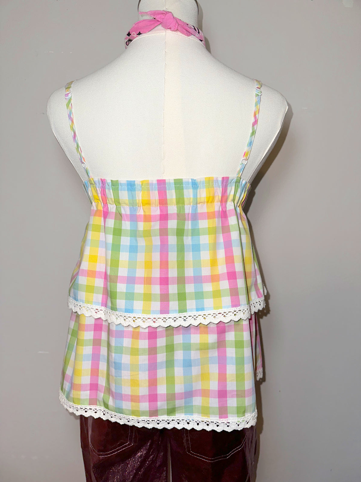 Zoe Gingham Tank
