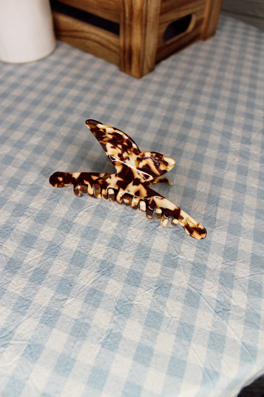 Butterfly Tortoise Shell Claw Clip