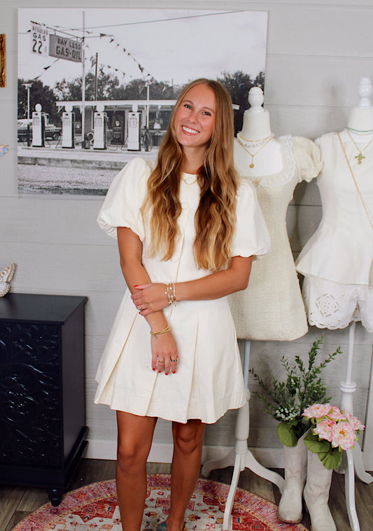 Leah Puff Sleeve Dress