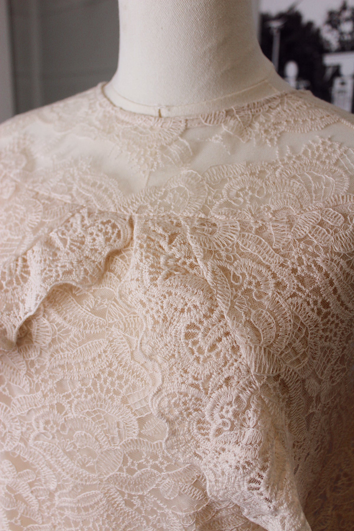 Miss to Mrs. Cream Lace Dress