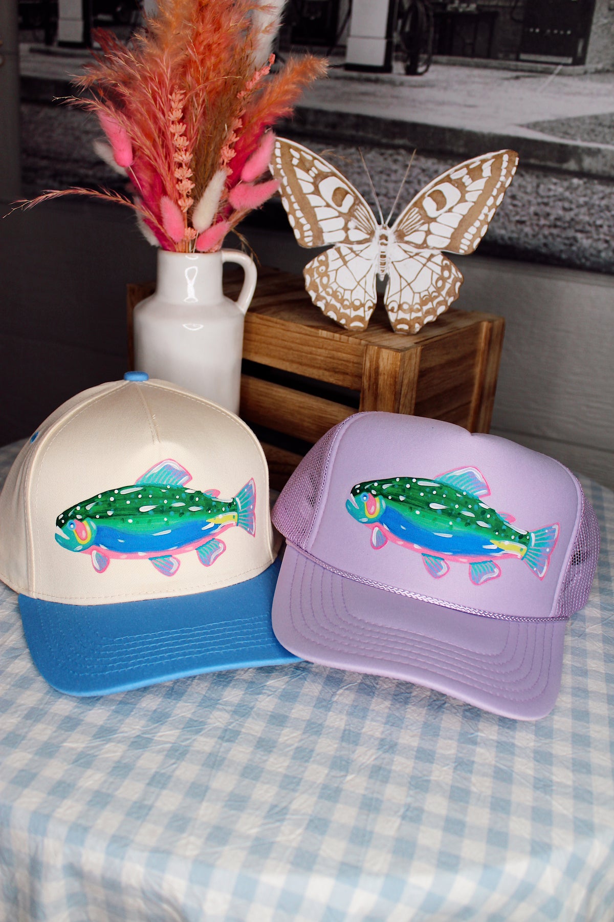 Fish Tales Mesh Trucker Hat