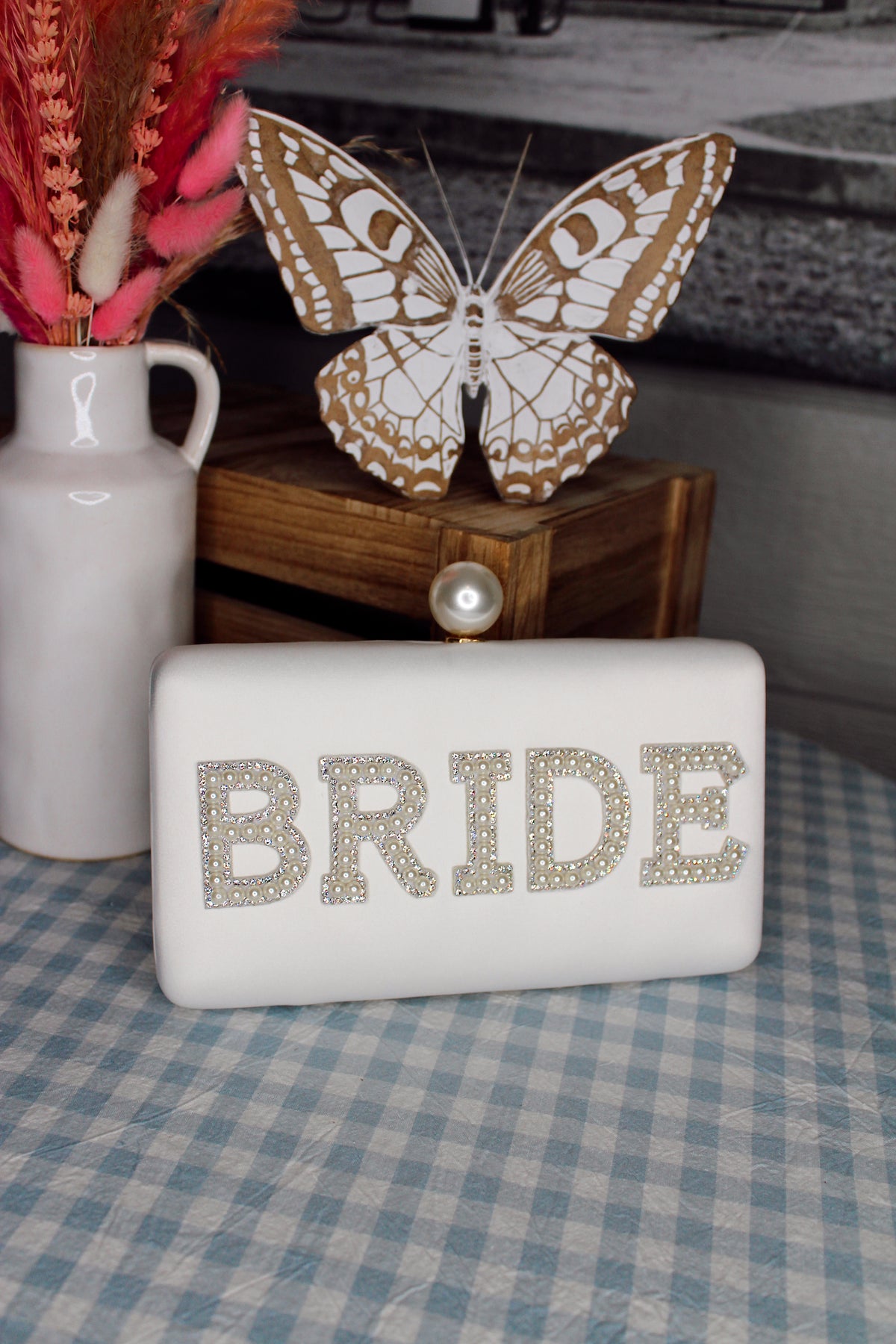Bride Pearl Clutch