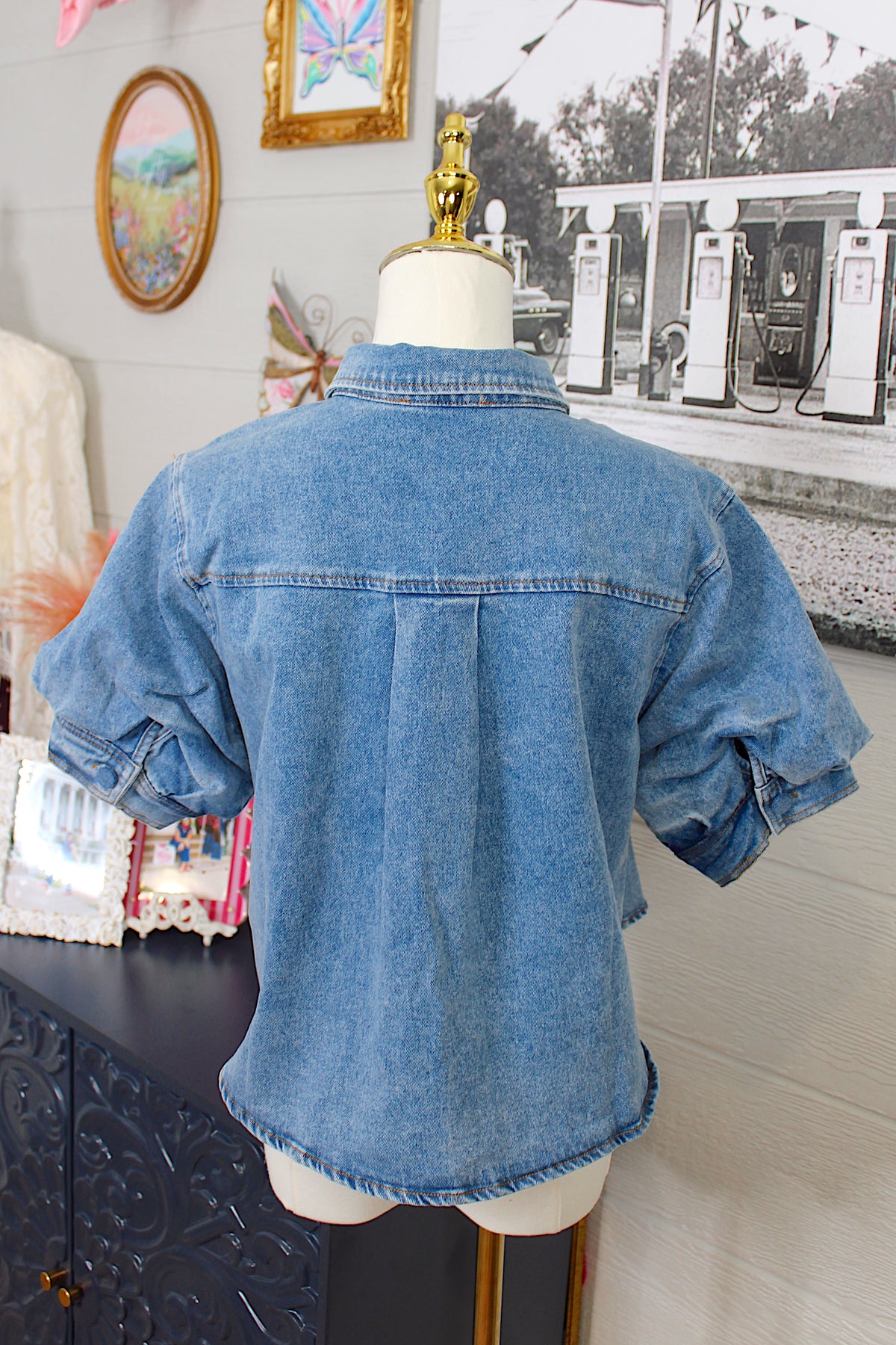 Darla Denim Top