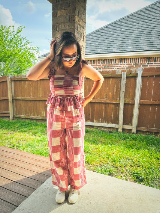 Memphis Checkered Top