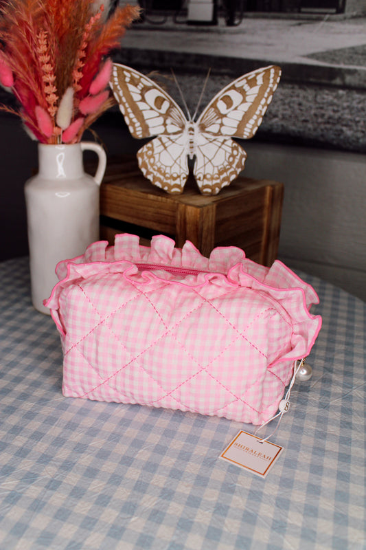 Pink Floral Small Pouch