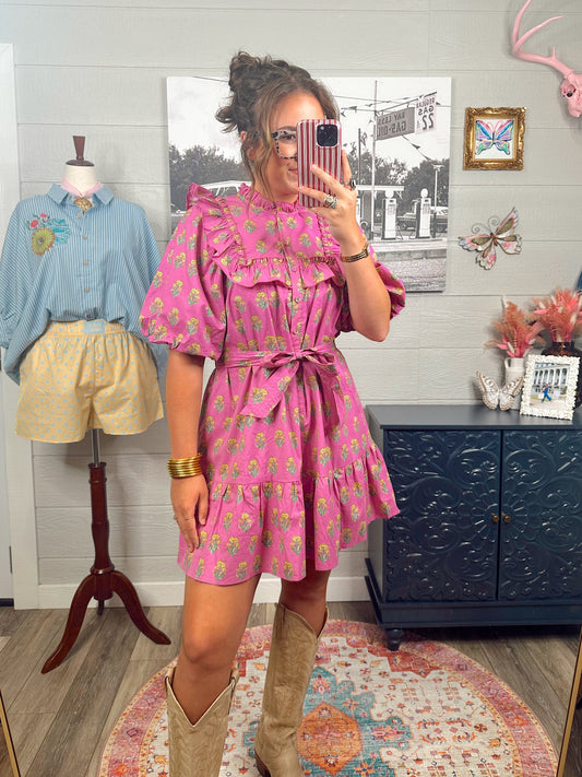 Floral Cluster Dress