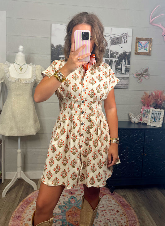 Cora Printed Dress