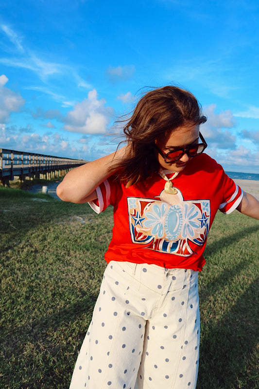 Kennedy Red Thunderbird Tee