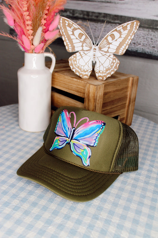 Butterfly Fly Away Trucker Hat