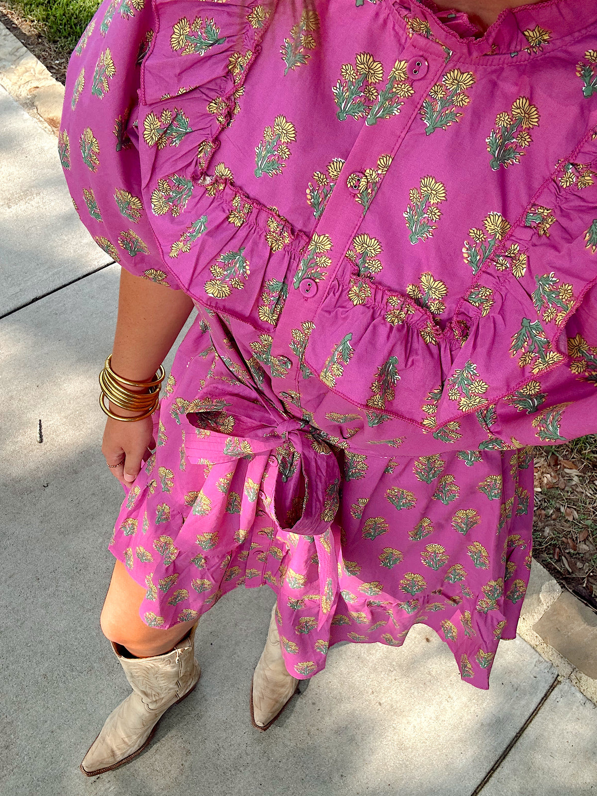 Floral Cluster Dress