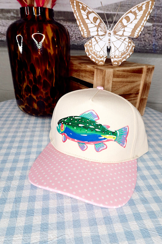 Fish Tales Canvas Polka Dot