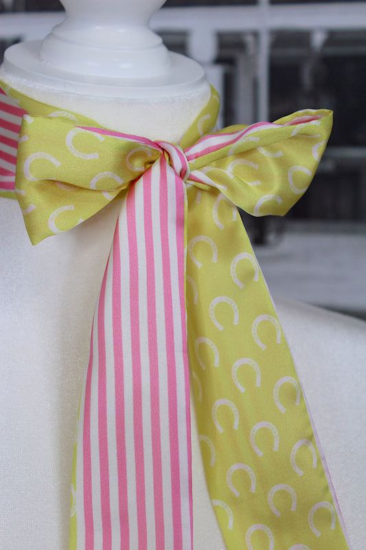 Pink Lemonade Horseshoe Twilly