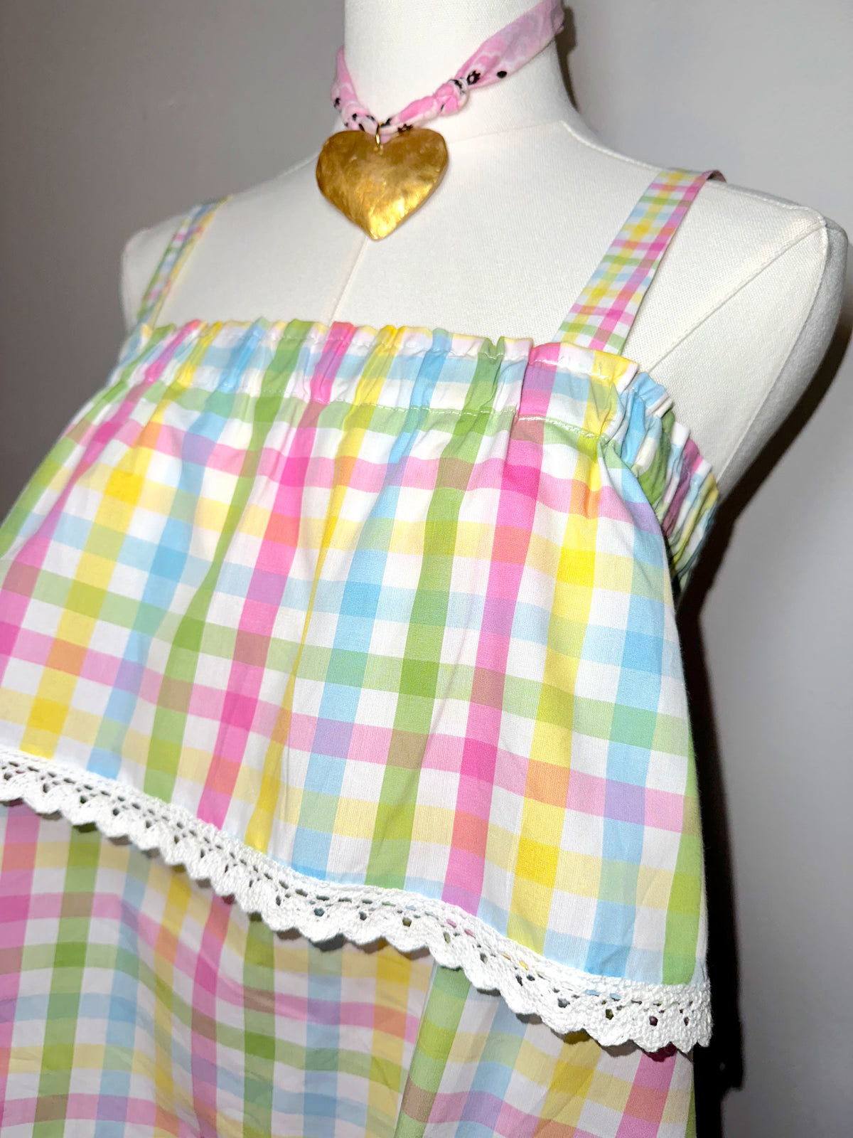 Zoe Gingham Tank