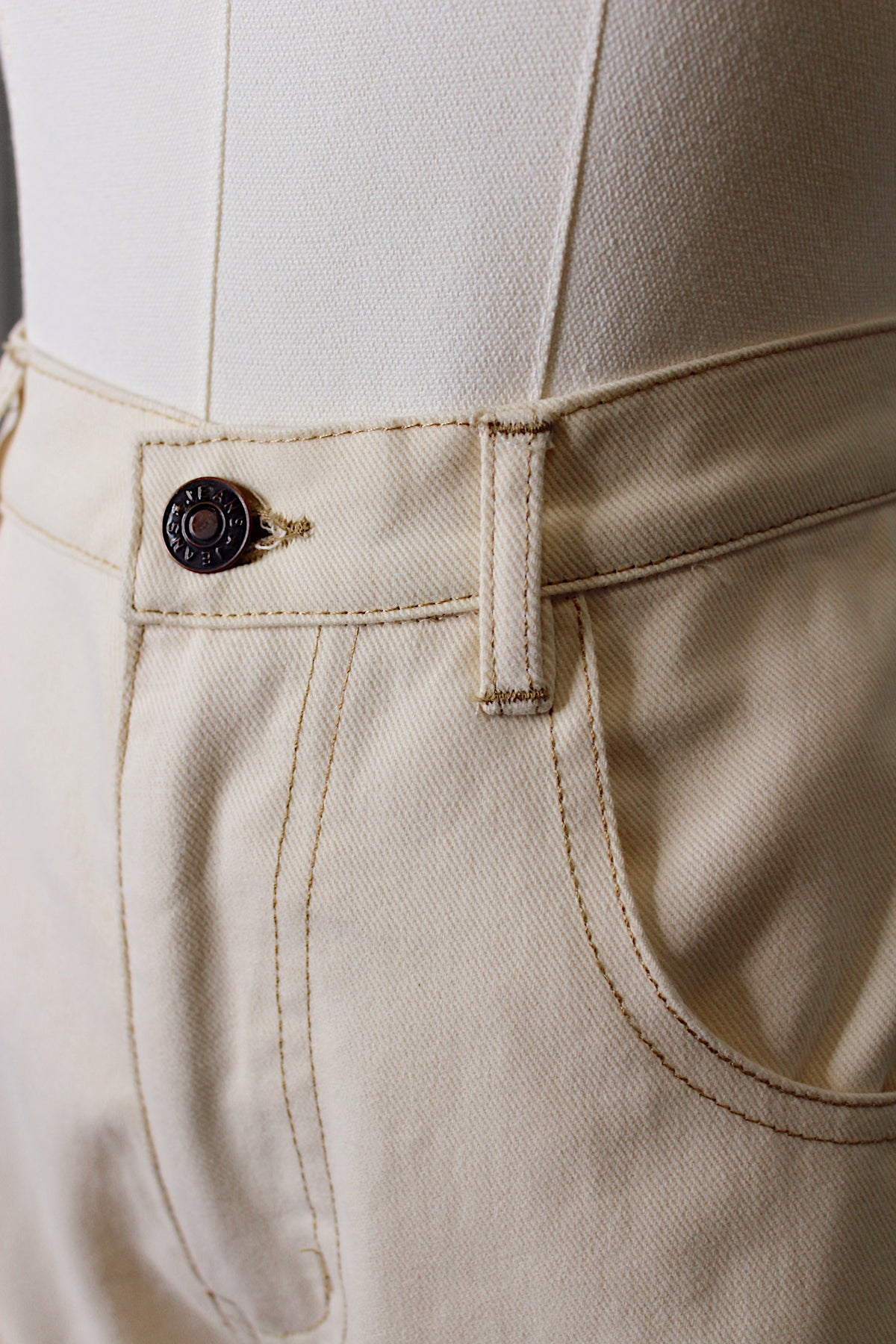 Erin Ecru Barrel Jeans