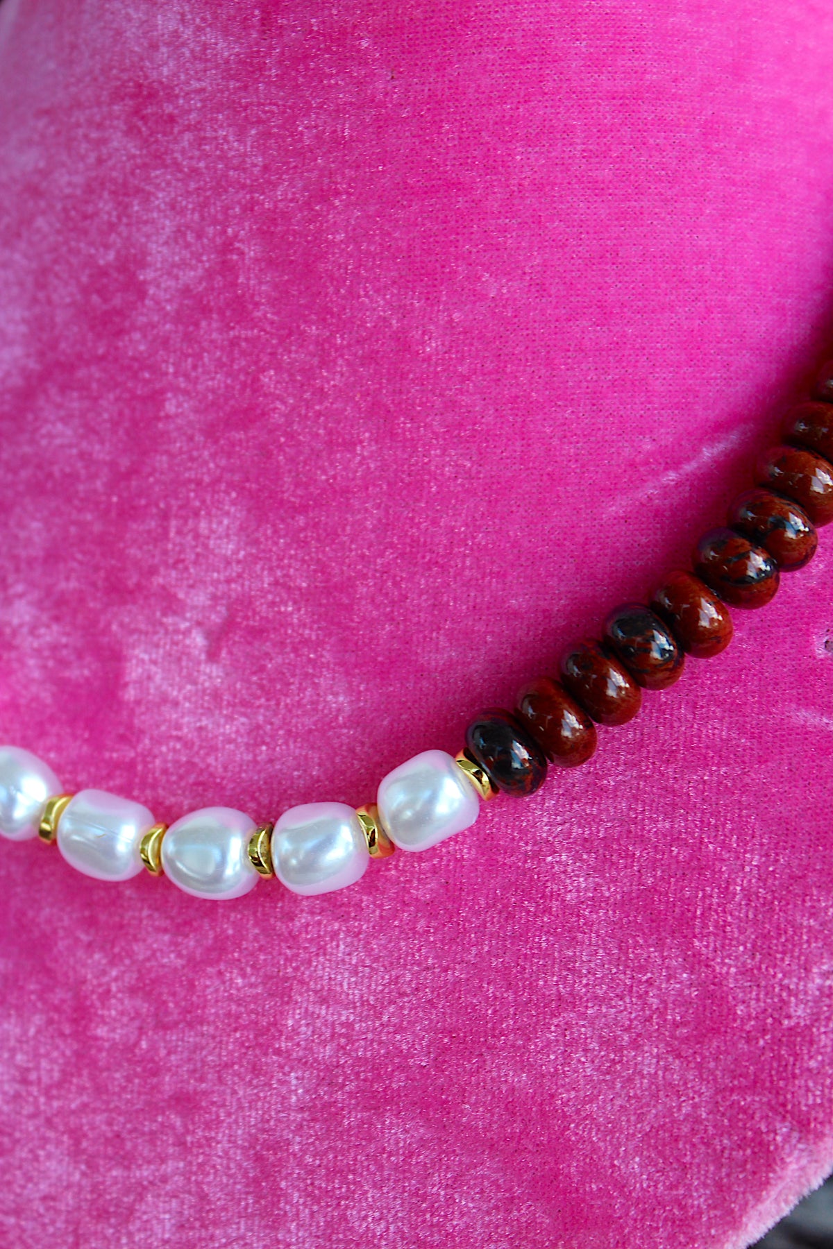 Brynlee Beaded Pearl Necklace