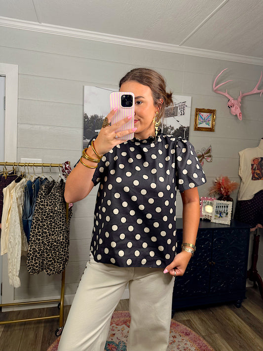 Penny Polka Dot Blouse