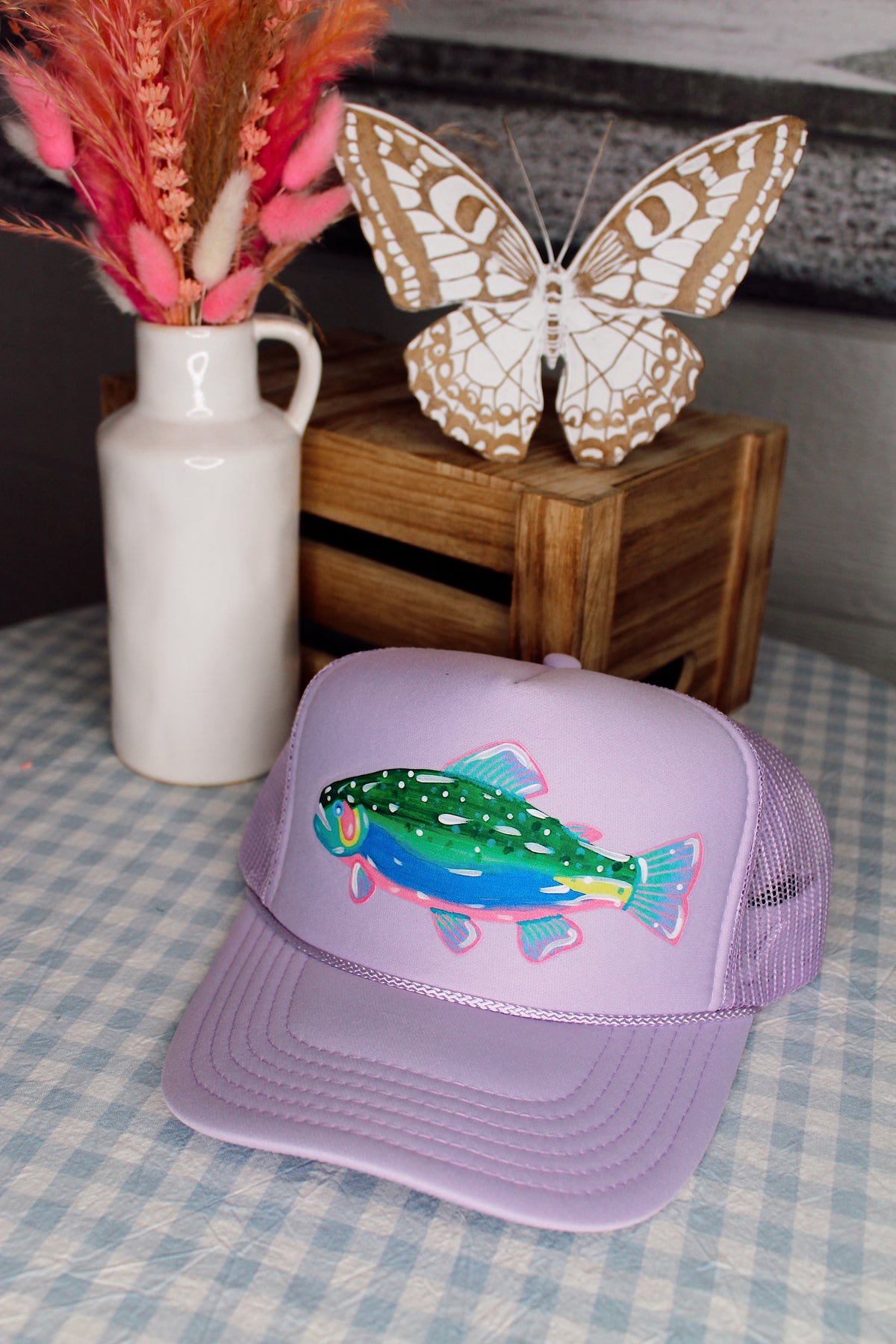 Fish Tales Mesh Trucker Hat