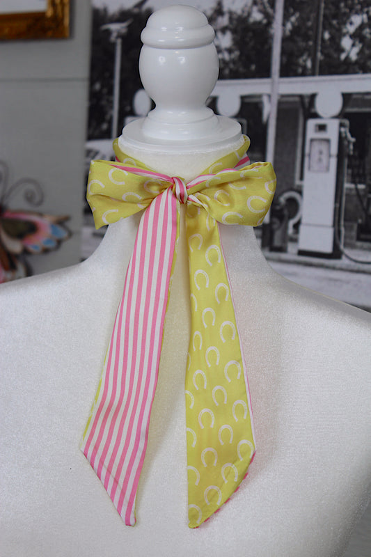 Pink Lemonade Horseshoe Twilly