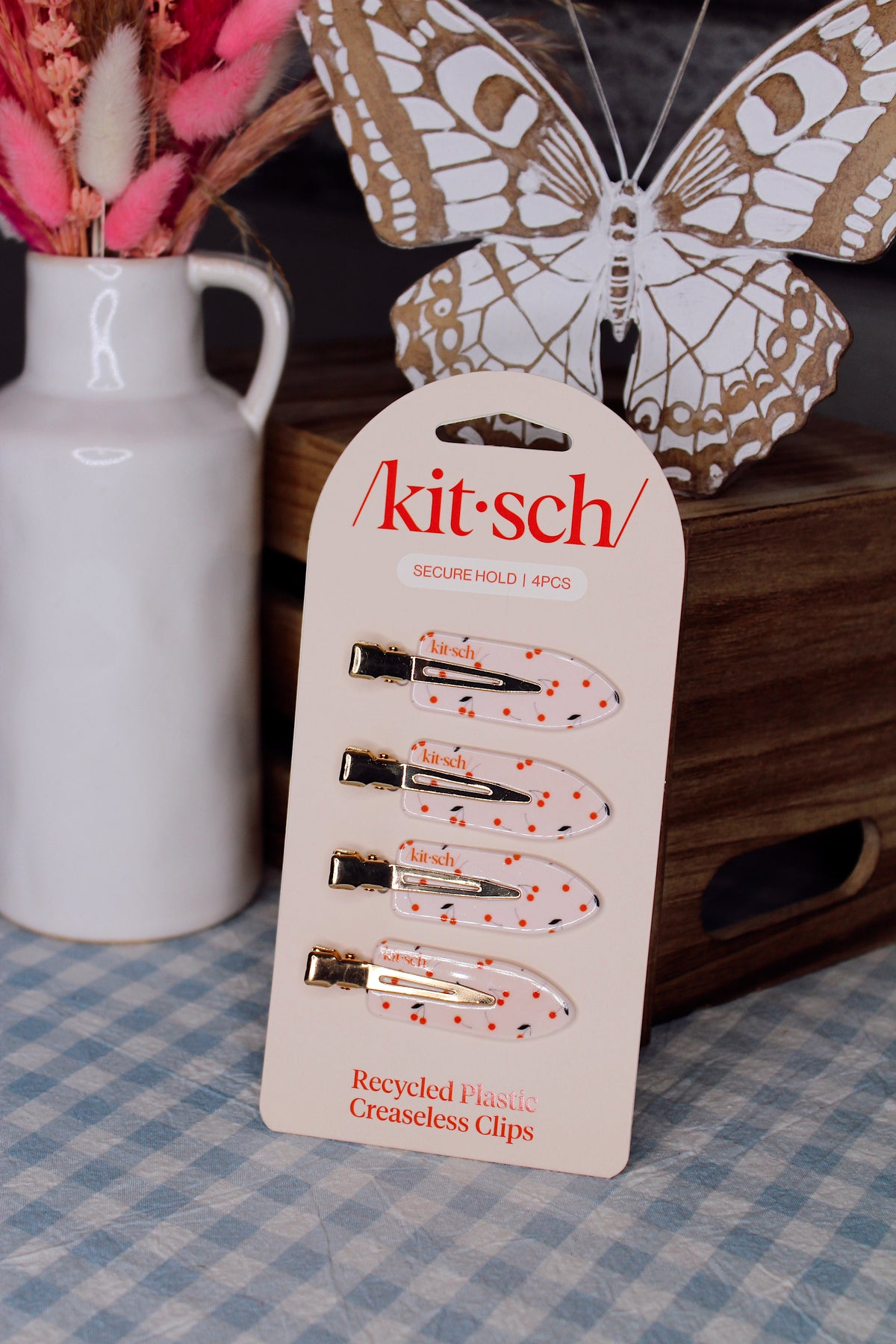 Cherry Creaseless Clips
