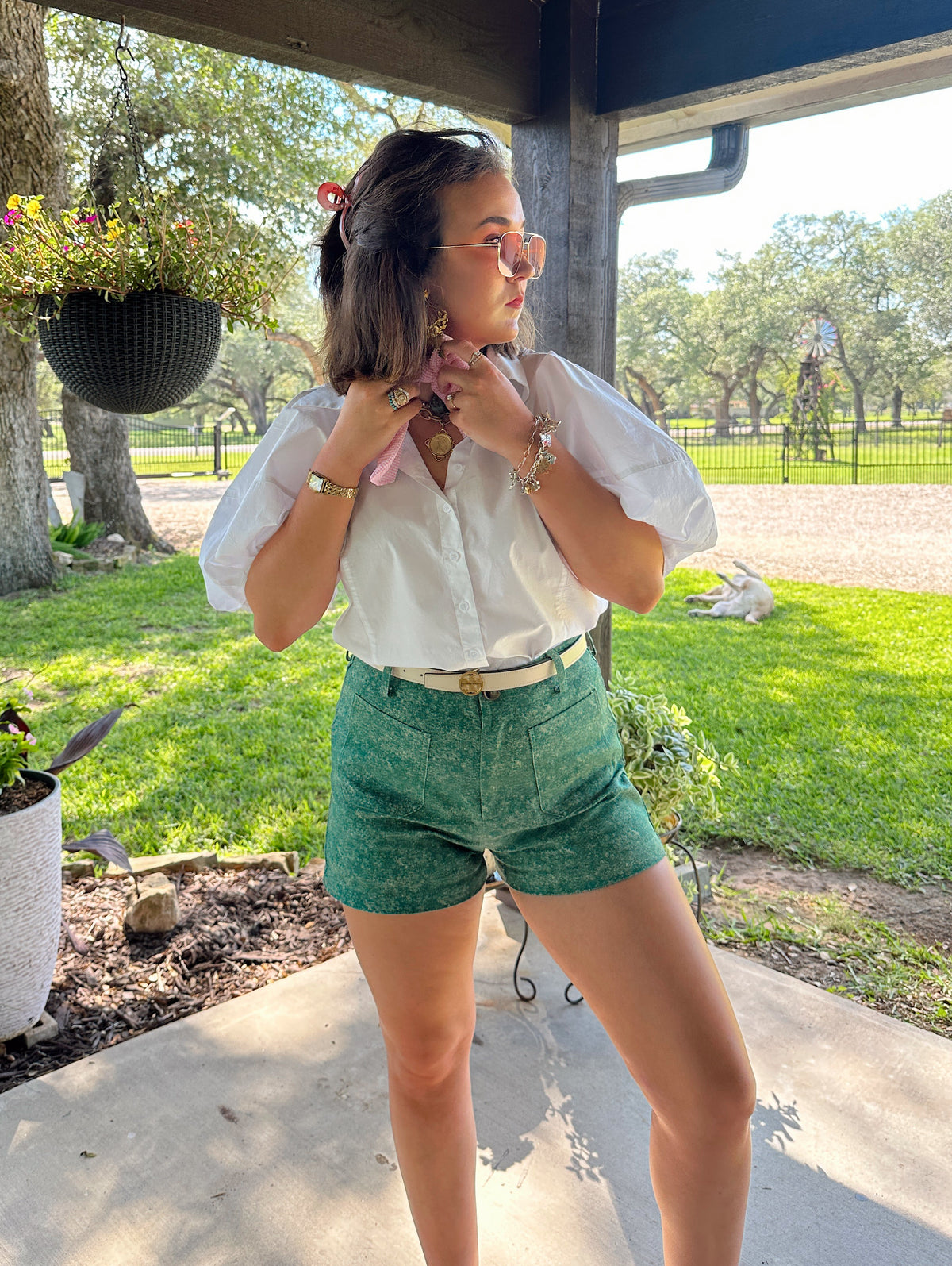 Tinley Embroidered Short